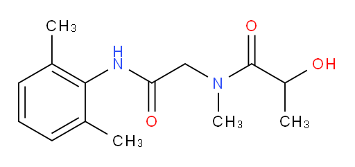 N-(2-((2,6-dimethylphenyl)amino)-2-oxoethyl)-2-hydroxy-N-methylpropanamide