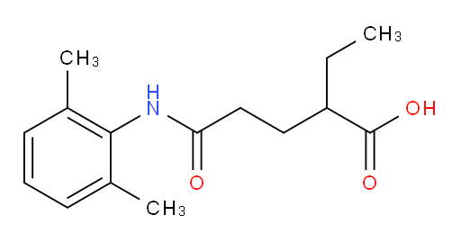 5-((2,6-dimethylphenyl)amino)-2-ethyl-5-oxopentanoic acid