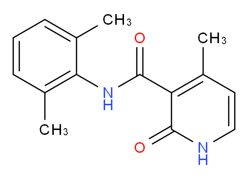 N-(2,6-dimethylphenyl)-4-methyl-2-oxo-1,2-dihydropyridine-3-carboxamide