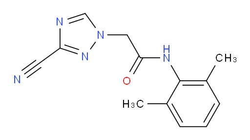 2-(3-cyano-1H-1,2,4-triazol-1-yl)-N-(2,6-dimethylphenyl)acetamide