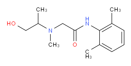 N-(2,6-dimethylphenyl)-2-((1-hydroxypropan-2-yl)(methyl)amino)acetamide