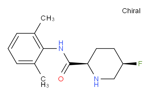 (2R,5R)-N-(2,6-dimethylphenyl)-5-fluoropiperidine-2-carboxamide