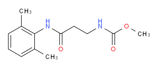 methyl (3-((2,6-dimethylphenyl)amino)-3-oxopropyl)carbamate