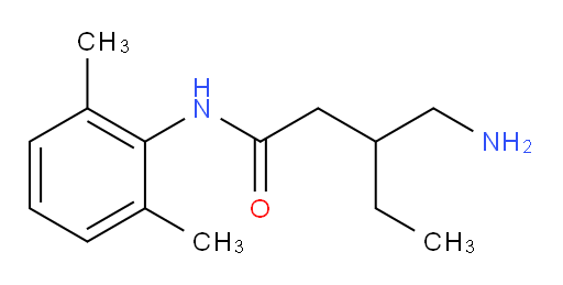3-(aminomethyl)-N-(2,6-dimethylphenyl)pentanamide