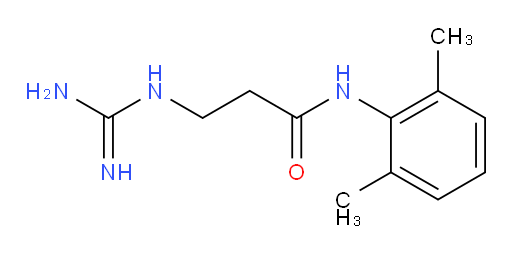 N-(2,6-dimethylphenyl)-3-guanidinopropanamide