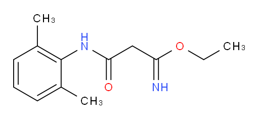 ethyl 3-((2,6-dimethylphenyl)amino)-3-oxopropanimidate