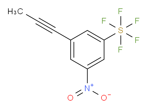 3-nitro-5-(prop-1-yn-1-yl)(pentafluoromercapto)benzene
