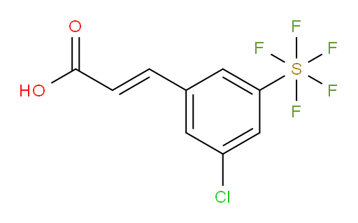 3-(3-chloro-5-(pentafluoromercapto)phenyl)acrylic acid