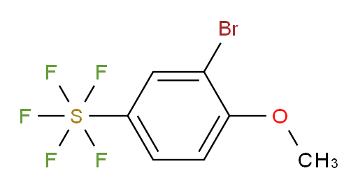 (3-Bromo-4-methoxyphenyl)sulfur pentafluoride