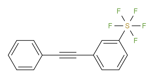 [3-(phenylethynyl)phenyl]-sulfur pentafluoride