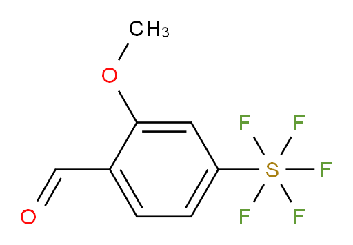(4-formyl-3-methoxyphenyl)sulfur pentafluoride