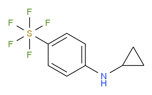 [4-(Cyclopropylamino)phenyl]sulfur pentafluoride