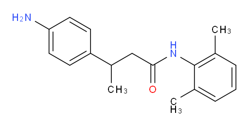 3-(4-aminophenyl)-N-(2,6-dimethylphenyl)butanamide