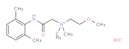 2-((2,6-dimethylphenyl)amino)-N-(2-methoxyethyl)-N,N-dimethyl-2-oxoethanaminium hydroxide