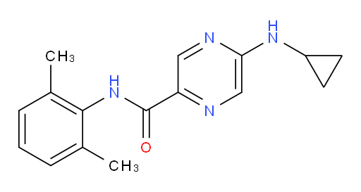 5-(cyclopropylamino)-N-(2,6-dimethylphenyl)pyrazine-2-carboxamide