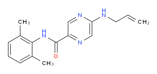 5-(allylamino)-N-(2,6-dimethylphenyl)pyrazine-2-carboxamide