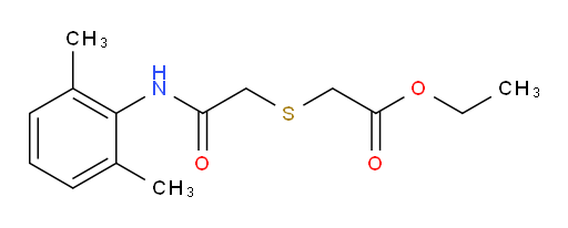 ethyl 2-((2-((2,6-dimethylphenyl)amino)-2-oxoethyl)thio)acetate