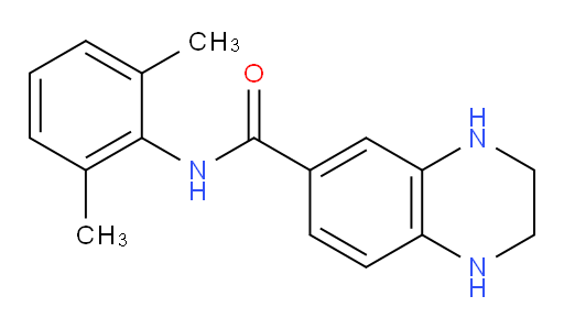 N-(2,6-dimethylphenyl)-1,2,3,4-tetrahydroquinoxaline-6-carboxamide