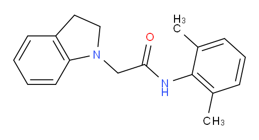 N-(2,6-dimethylphenyl)-2-(indolin-1-yl)acetamide