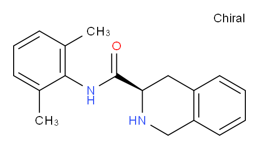 (R)-N-(2,6-dimethylphenyl)-1,2,3,4-tetrahydroisoquinoline-3-carboxamide
