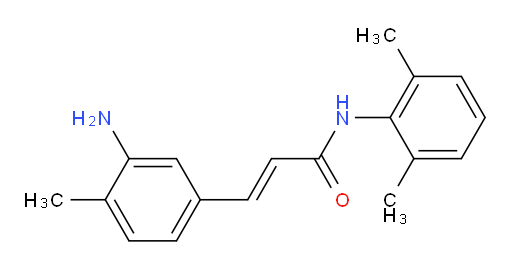 (E)-3-(3-amino-4-methylphenyl)-N-(2,6-dimethylphenyl)acrylamide
