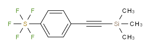 [4-[2-(trimethylsilyl)ethynyl]phenyl]sulfur pentafluoride