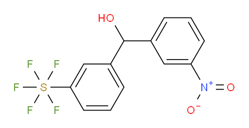 (3-(pentafluoromercapto)phenyl)(3-nitrophenyl)methanol