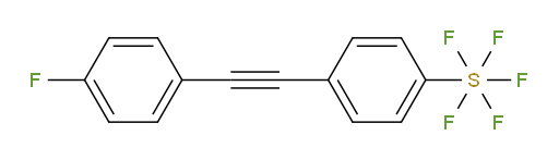 4-((4-fluorophenyl)ethynyl)(pentafluoromercapto)benzene