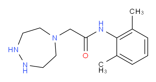 N-(2,6-dimethylphenyl)-2-(1,2,5-triazepan-5-yl)acetamide
