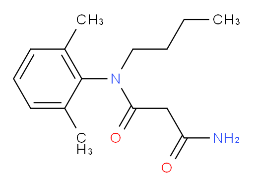 N1-butyl-N1-(2,6-dimethylphenyl)malonamide