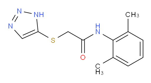 2-((1H-1,2,3-triazol-5-yl)thio)-N-(2,6-dimethylphenyl)acetamide