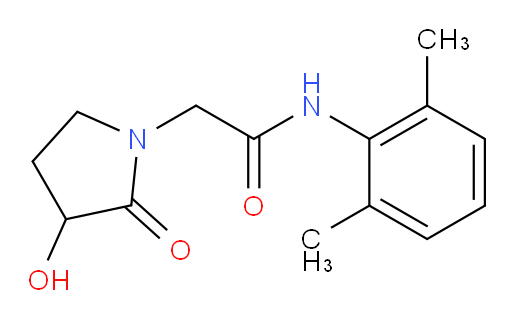 N-(2,6-dimethylphenyl)-2-(3-hydroxy-2-oxopyrrolidin-1-yl)acetamide