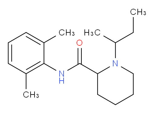 1-(sec-butyl)-N-(2,6-dimethylphenyl)piperidine-2-carboxamide
