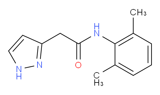N-(2,6-dimethylphenyl)-2-(1H-pyrazol-3-yl)acetamide