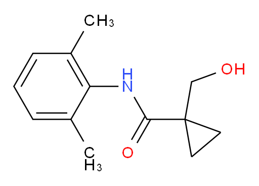 N-(2,6-dimethylphenyl)-1-(hydroxymethyl)cyclopropanecarboxamide
