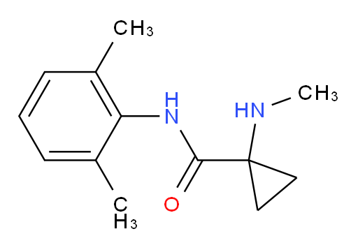 N-(2,6-dimethylphenyl)-1-(methylamino)cyclopropanecarboxamide