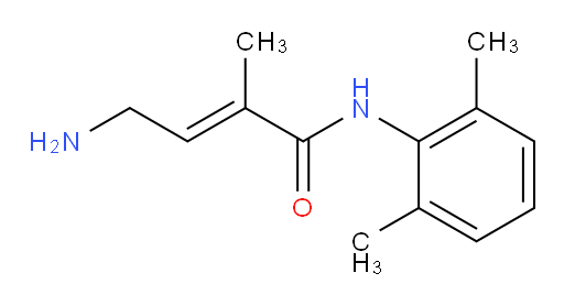 (E)-4-amino-N-(2,6-dimethylphenyl)-2-methylbut-2-enamide