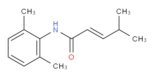 (E)-N-(2,6-dimethylphenyl)-4-methylpent-2-enamide