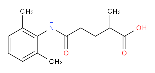 5-((2,6-dimethylphenyl)amino)-2-methyl-5-oxopentanoic acid