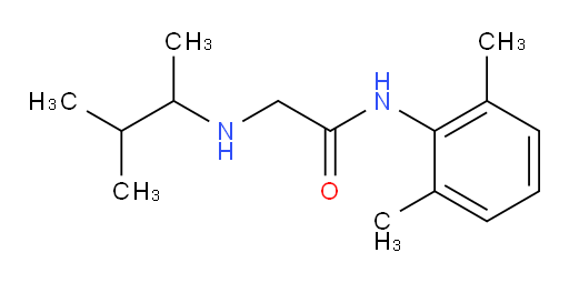 N-(2,6-dimethylphenyl)-2-((3-methylbutan-2-yl)amino)acetamide