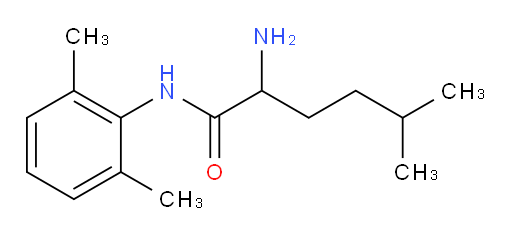 2-amino-N-(2,6-dimethylphenyl)-5-methylhexanamide