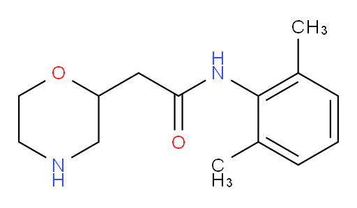 N-(2,6-dimethylphenyl)-2-(morpholin-2-yl)acetamide