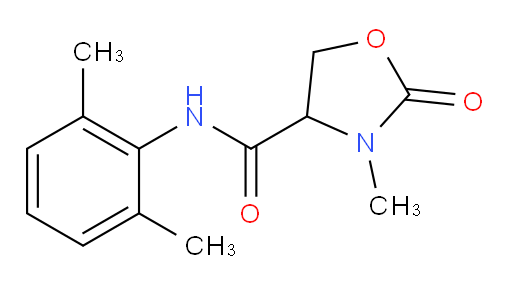 N-(2,6-dimethylphenyl)-3-methyl-2-oxooxazolidine-4-carboxamide
