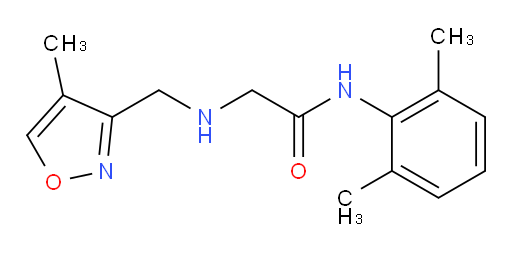 N-(2,6-dimethylphenyl)-2-(((4-methylisoxazol-3-yl)methyl)amino)acetamide
