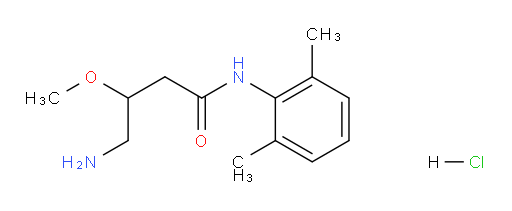 4-amino-N-(2,6-dimethylphenyl)-3-methoxybutanamide hydrochloride