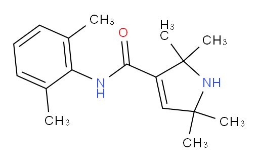 N-(2,6-dimethylphenyl)-2,2,5,5-tetramethyl-2,5-dihydro-1H-pyrrole-3-carboxamide