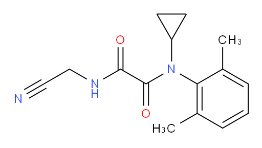 N1-(cyanomethyl)-N2-cyclopropyl-N2-(2,6-dimethylphenyl)oxalamide
