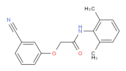 2-(3-cyanophenoxy)-N-(2,6-dimethylphenyl)acetamide