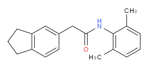 2-(2,3-dihydro-1H-inden-5-yl)-N-(2,6-dimethylphenyl)acetamide