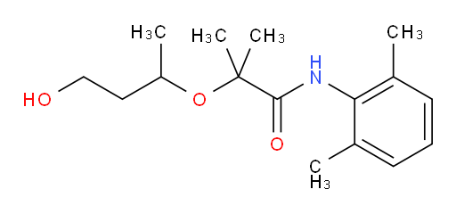 N-(2,6-dimethylphenyl)-2-((4-hydroxybutan-2-yl)oxy)-2-methylpropanamide